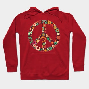 Vintage 70s Peace Hoodie